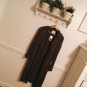 *NEVER WORN* life in progress olive green duster